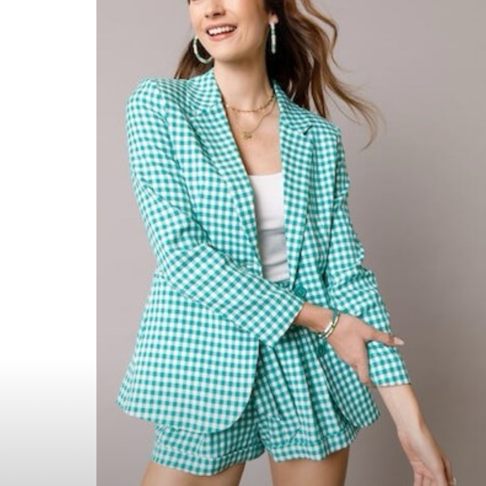 Gingham Blazer | Cottagecore Picnic Spring Layer